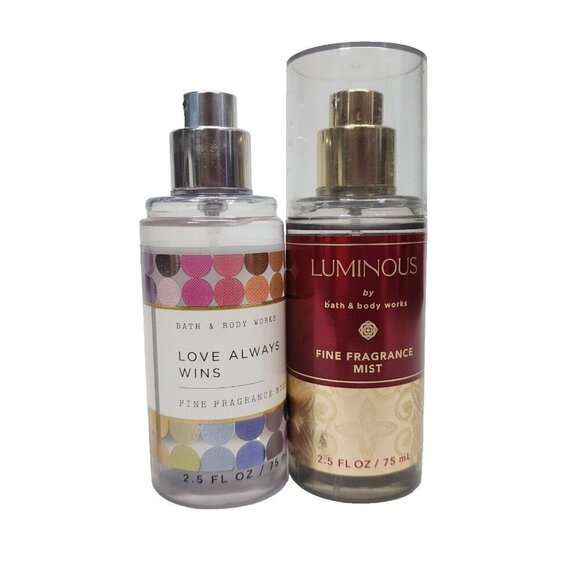 2 Bath & Body Works Fine Fragrance Mist Luminous Love always Wins 2.5 oz - Picture 1 of 5